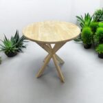 Elegant Wooden Round Table